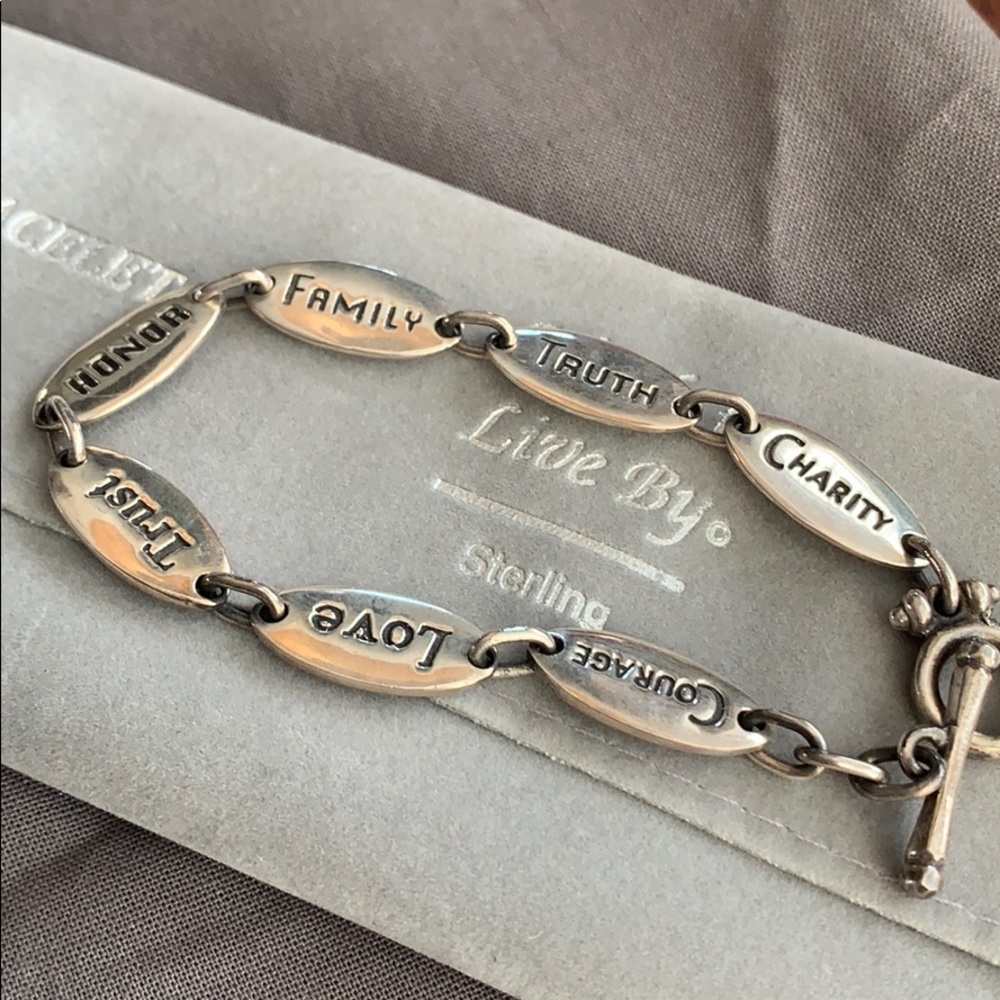 Humanity bracelet sterling silver
